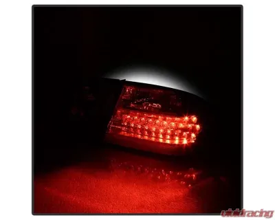 Xtune LED Tail Lights With Red Smoked Lens Mercedes Benz W210 E-Class 1996-2002 - ALT-CL-MBW210-LED-RSM