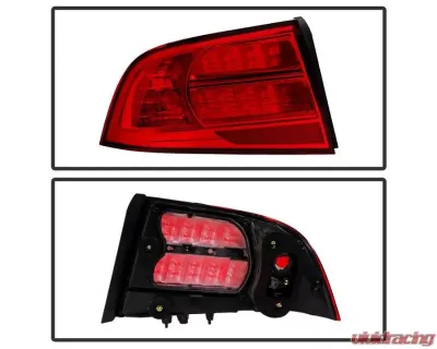 Xtune OEM Left Driver Side Tail Lights Acura TL 2004-2008 - ALT-JH-ATL04-OE-L