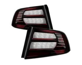 Xtune Factory Style Tail Lights With Red Smoked Lens Acura TL 2004-2008