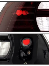 Xtune Factory Style Tail Lights With Red Smoked Lens Acura TL 2004-2008                                     - ALT-JH-ATL07-OE-RSM - Image 3