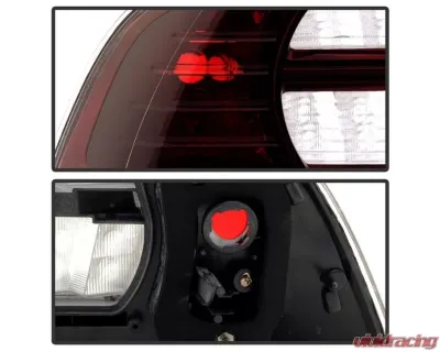 Xtune Factory Style Tail Lights With Red Smoked Lens Acura TL 2004-2008 - ALT-JH-ATL07-OE-RSM
