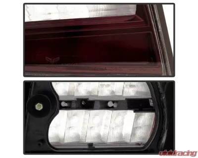 Xtune Factory Style Tail Lights With Red Smoked Lens Acura TL 2004-2008 - ALT-JH-ATL07-OE-RSM