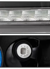 Xtune 4pcs Black Light Bar LED Tail Lights Acura TSX 2006-2008                                     - ALT-JH-ATSX06-LBLED-BK - Image 3
