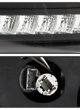 Xtune 4pcs Black Light Bar LED Tail Lights Acura TSX 2006-2008                                     - ALT-JH-ATSX06-LBLED-BK - Image 4