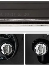 Xtune 4pcs Black Light Bar LED Tail Lights Acura TSX 2006-2008                                     - ALT-JH-ATSX06-LBLED-BK - Image 5