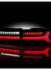 Xtune 4pcs Black Light Bar LED Tail Lights Acura TSX 2006-2008                                     - ALT-JH-ATSX06-LBLED-BK - Image 9