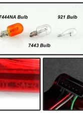 Xtune OE Left Driver Side Tail Lights Buick Encore 2013-2016                                     - ALT-JH-BEN13-OE-L - Image 5