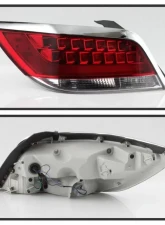 Xtune Driver Side LED Tail Lights With Red Clear Lens Buick LaCrosse 2010-2013                                     - ALT-JH-BLAC10-OE-L - Image 2
