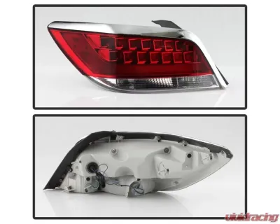 Xtune Driver Side LED Tail Lights With Red Clear Lens Buick LaCrosse 2010-2013 - ALT-JH-BLAC10-OE-L