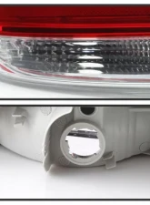 Xtune Driver Side LED Tail Lights With Red Clear Lens Buick LaCrosse 2010-2013                                     - ALT-JH-BLAC10-OE-L - Image 4