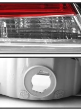 Xtune Driver Side LED Tail Lights With Red Clear Lens Buick LaCrosse 2010-2013                                     - ALT-JH-BLAC10-OE-L - Image 5