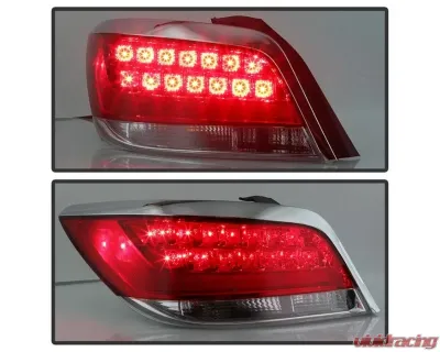 Xtune Driver Side LED Tail Lights With Red Clear Lens Buick LaCrosse 2010-2013 - ALT-JH-BLAC10-OE-L