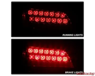Xtune Driver Side LED Tail Lights With Red Clear Lens Buick LaCrosse 2010-2013 - ALT-JH-BLAC10-OE-L