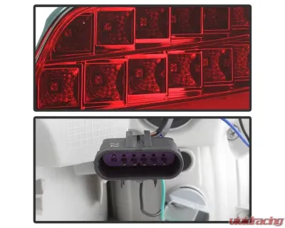 Xtune Passenger Side LED Tail Lights With Red Clear Lens Buick LaCrosse 2010-2013 - ALT-JH-BLAC10-OE-R