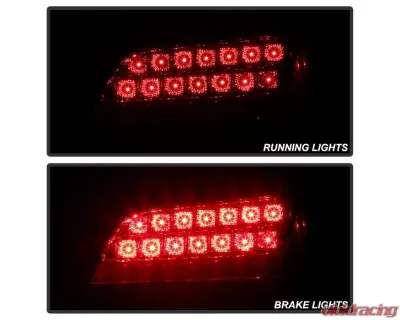Xtune Passenger Side LED Tail Lights With Red Clear Lens Buick LaCrosse 2010-2013 - ALT-JH-BLAC10-OE-R