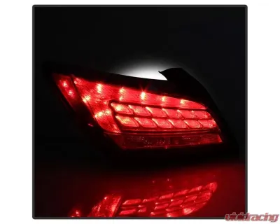 Xtune Driver Side LED Tail Lights With Red Clear Lens Buick LaCrosse 2014-2016 - ALT-JH-BLAC14-OE-L