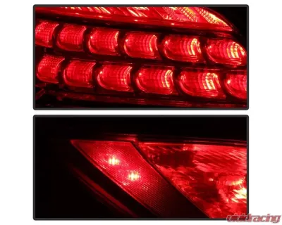 Xtune Driver Side LED Tail Lights With Red Clear Lens Buick LaCrosse 2014-2016 - ALT-JH-BLAC14-OE-L