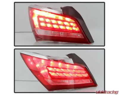Xtune Driver Side LED Tail Lights With Red Clear Lens Buick LaCrosse 2014-2016 - ALT-JH-BLAC14-OE-L