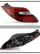 Xtune OE Outler Left Driver Side LED Tail Lights With Red Clear Lens Buick Regal 2014-2017                                     - ALT-JH-BREG14-LED-OE-L - Image 2