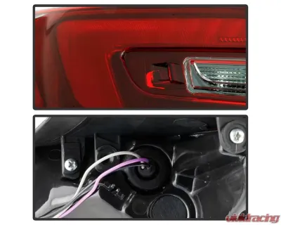 Xtune OE Outler Left Driver Side LED Tail Lights With Red Clear Lens Buick Regal 2014-2017 - ALT-JH-BREG14-LED-OE-L