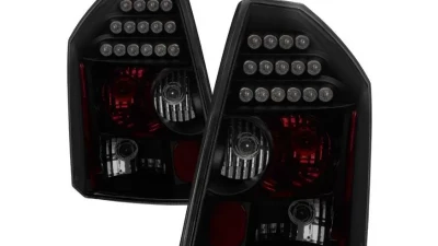 Xtune LED Tail Lights With Black Smoked Lens ( Will Not Fit 300 / 300 Limited & Touring Edition Models ) Chrysler 300C 2005-2007                                     - ALT-JH-C300C05-LED-BSM - Image 10