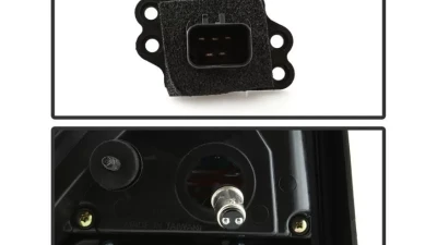 Xtune LED Tail Lights With Black Smoked Lens ( Will Not Fit 300 / 300 Limited & Touring Edition Models ) Chrysler 300C 2005-2007                                     - ALT-JH-C300C05-LED-BSM - Image 4