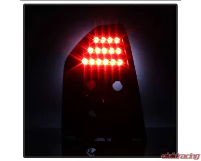 Xtune LED Tail Lights With Black Smoked Lens ( Will Not Fit 300 / 300 Limited & Touring Edition Models ) Chrysler 300C 2005-2007 - ALT-JH-C300C05-LED-BSM