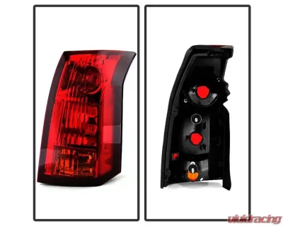 Xtune OEM Left Driver Side Tail Lights Cadillac CTS 2003-2007 - ALT-JH-CACTS03-OE-L