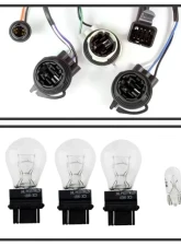 Xtune OEM Left Driver Side Tail Lights Cadillac CTS 2003-2007                                     - ALT-JH-CACTS03-OE-L - Image 6