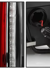 Xtune 2in1 LED Tail Lights With Black Lens Cadillac Escalade 2007-2014                                     - ALT-JH-CAESC07-2IN1LED-BK - Image 4