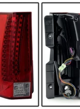 Xtune OEM Left Driver Side Tail Lights Cadillac Escalade 2007-2014                                     - ALT-JH-CAESC07-OE-L - Image 2