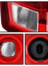 Xtune Left LED OE Tail Lights Cadillac SRX 2010-2016                                     - ALT-JH-CASRX10-LED-L - Image 5