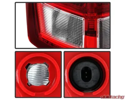 Xtune Left LED OE Tail Lights Cadillac SRX 2010-2016 - ALT-JH-CASRX10-LED-L