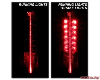 Xtune Left LED OE Tail Lights Cadillac SRX 2010-2016 - ALT-JH-CASRX10-LED-L
