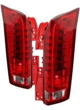 Xtune Full LED Tail Lights With Red Lens Cadillac SRX 2010-2016                                     - ALT-JH-CASRX10-LED-RD - Image 9