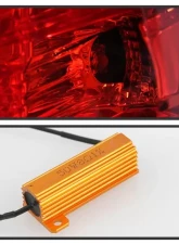 Xtune Full LED Tail Lights With Red Lens Cadillac SRX 2010-2016                                     - ALT-JH-CASRX10-LED-RD - Image 4