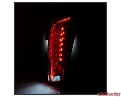 Xtune Full LED Tail Lights With Red Lens Cadillac SRX 2010-2016 - ALT-JH-CASRX10-LED-RD