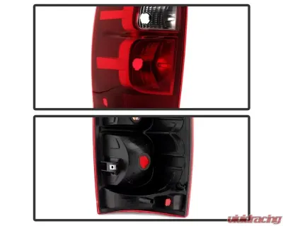 Xtune OEM Left Driver Side Tail Lights Chevrolet Avalanche 2007-2013 - ALT-JH-CAVA07-OE-L