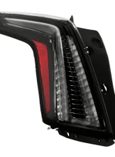 Xtune OE Left Euro Style LED Tail Lights With Black Lens Cadillac XT5 2017-2019                                     - ALT-JH-CAXT517-OE-BK-L - Image 8