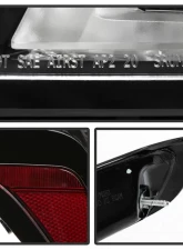 Xtune OE Left Euro Style LED Tail Lights With Black Lens Cadillac XT5 2017-2019                                     - ALT-JH-CAXT517-OE-BK-L - Image 4