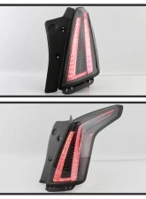 Xtune OE Left Euro Style LED Tail Lights With Black Lens Cadillac XT5 2017-2019                                     - ALT-JH-CAXT517-OE-BK-L - Image 5