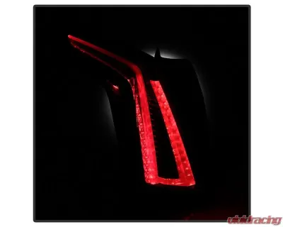 Xtune OE Left Euro Style LED Tail Lights With Black Lens Cadillac XT5 2017-2019 - ALT-JH-CAXT517-OE-BK-L