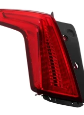 Xtune OE Left Full LED Tail Lights With All Red Lens Cadillac XT5 2017-2019                                     - ALT-JH-CAXT517R-OE-L - Image 8