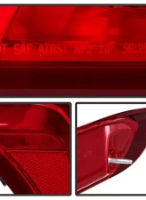Xtune OE Left Full LED Tail Lights With All Red Lens Cadillac XT5 2017-2019                                     - ALT-JH-CAXT517R-OE-L - Image 4