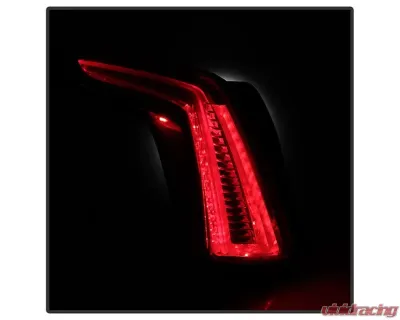 Xtune OE Left Full LED Tail Lights With All Red Lens Cadillac XT5 2017-2019 - ALT-JH-CAXT517R-OE-L
