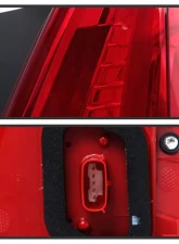 Xtune OE Right Full LED Tail Lights With All Red Lens Cadillac XT5 2017-2019                                     - ALT-JH-CAXT517R-OE-R - Image 3