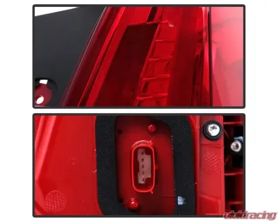 Xtune OE Right Full LED Tail Lights With All Red Lens Cadillac XT5 2017-2019 - ALT-JH-CAXT517R-OE-R