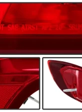 Xtune OE Right Full LED Tail Lights With All Red Lens Cadillac XT5 2017-2019                                     - ALT-JH-CAXT517R-OE-R - Image 4