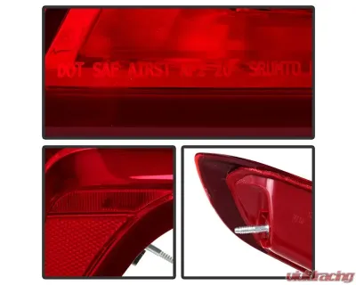 Xtune OE Right Full LED Tail Lights With All Red Lens Cadillac XT5 2017-2019 - ALT-JH-CAXT517R-OE-R