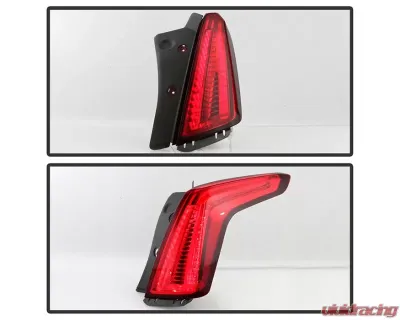 Xtune OE Right Full LED Tail Lights With All Red Lens Cadillac XT5 2017-2019 - ALT-JH-CAXT517R-OE-R